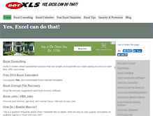 Tablet Screenshot of dotxls.com